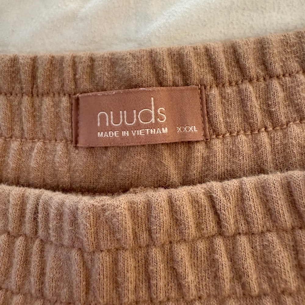 Nuuds tan sweatpants